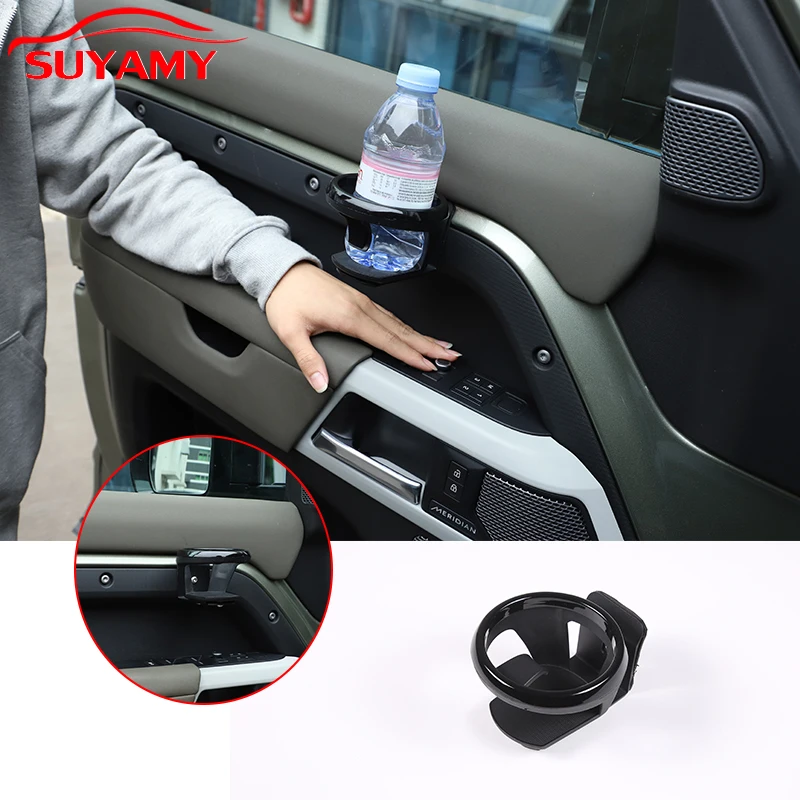 CarbonSteelCarDoorDrinkHolderWaterCupExpandingMugHolderFor