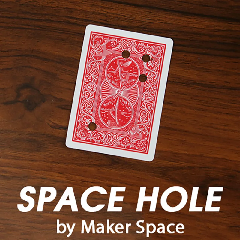 Space Hole Magic Tricks Black Holes Moving Card Change Magia Magician Close Up Street Illusions Gimmicks Poker Mentalism Puntelli