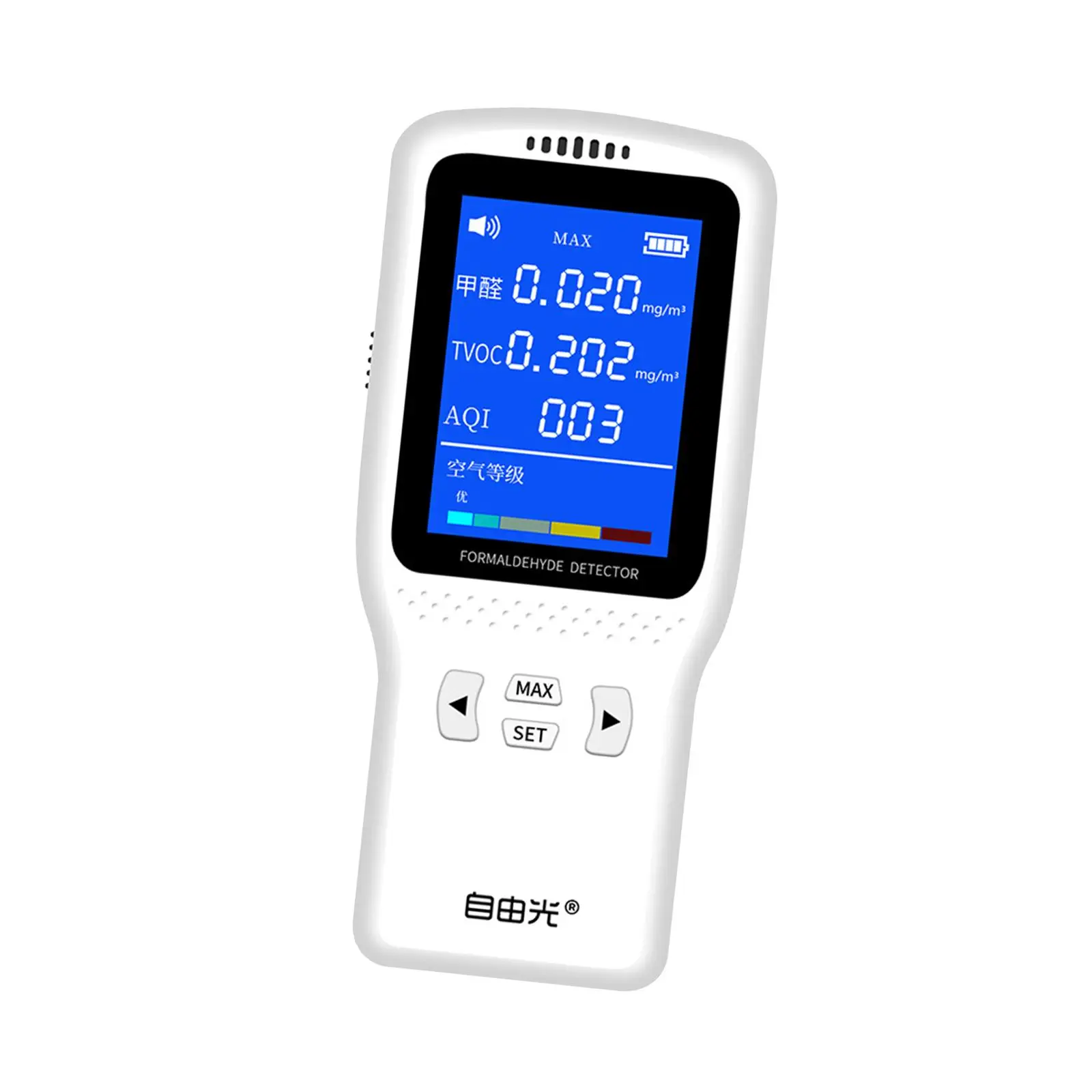 Portable Air Pollution Meter Accurate Tester Real Time real Time Monitoring Sensor for Airport Indoor Outdoor Home
