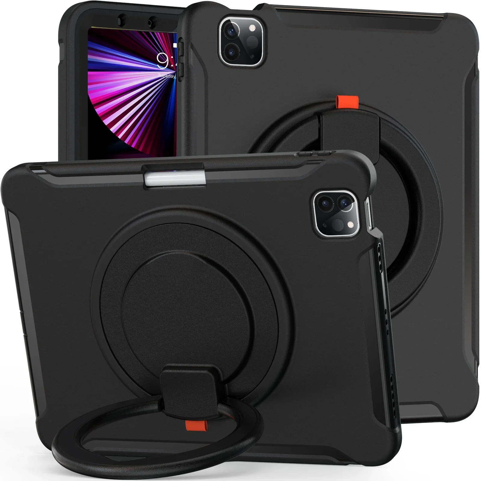 Shockproof Handle Stand Tablet Case - Enhanced Protection and Versatile Functionality