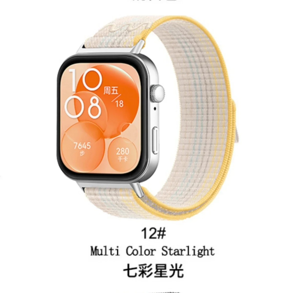 Nylon Woven Sports Smartwatch Strap - Durable Wristband Bracelet