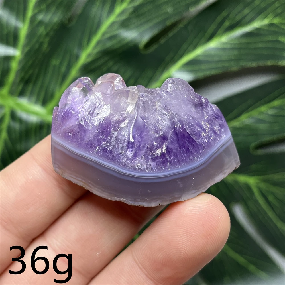 Natural Gemstone Agate Amethyst Original Mineral Specimen Home Room Decoration Holiday Gift Spirit Stone Healing 3