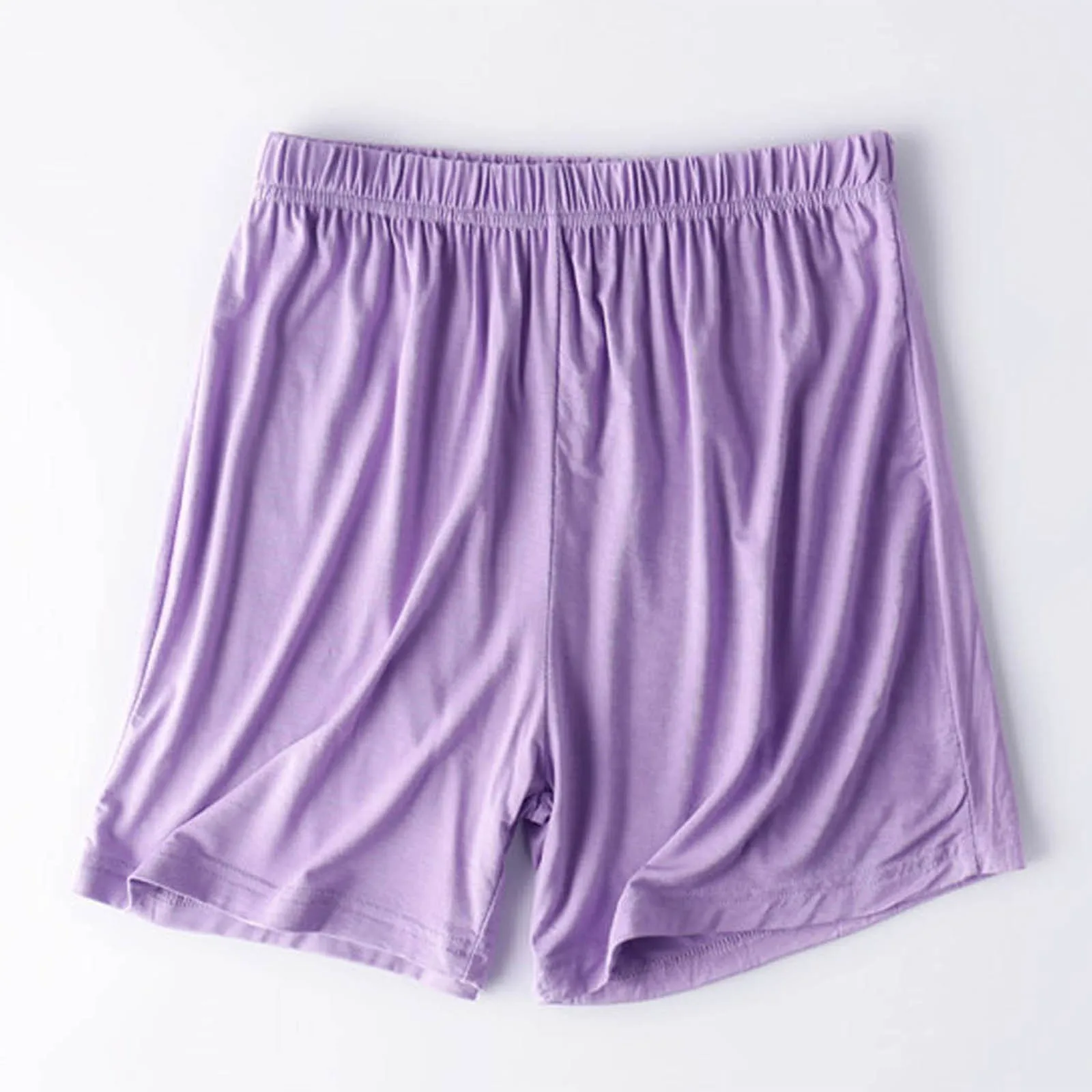 

Sleeping Shorts Loose Thin Comfortable Elastic Sleep Bottoms Summer Ice Silk Sleep Short Pants Women Sleepwear Casual Shorts