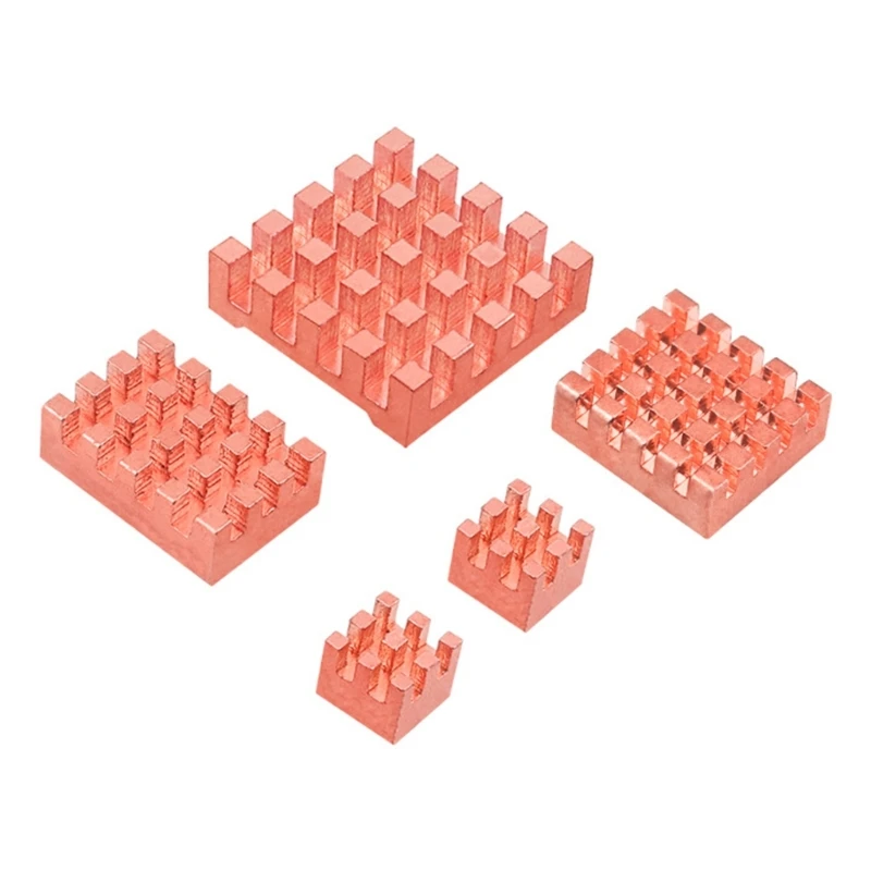 

Chipset Heatsinks Radiators Cooling Finss for RPI 5 Component B0KA