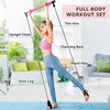 Multifunctional Pilates Bar Combination Fitness Bar Yoga Chest Expansion Tension Rope Back Trainer Elastic Rope Stretching Belt 4