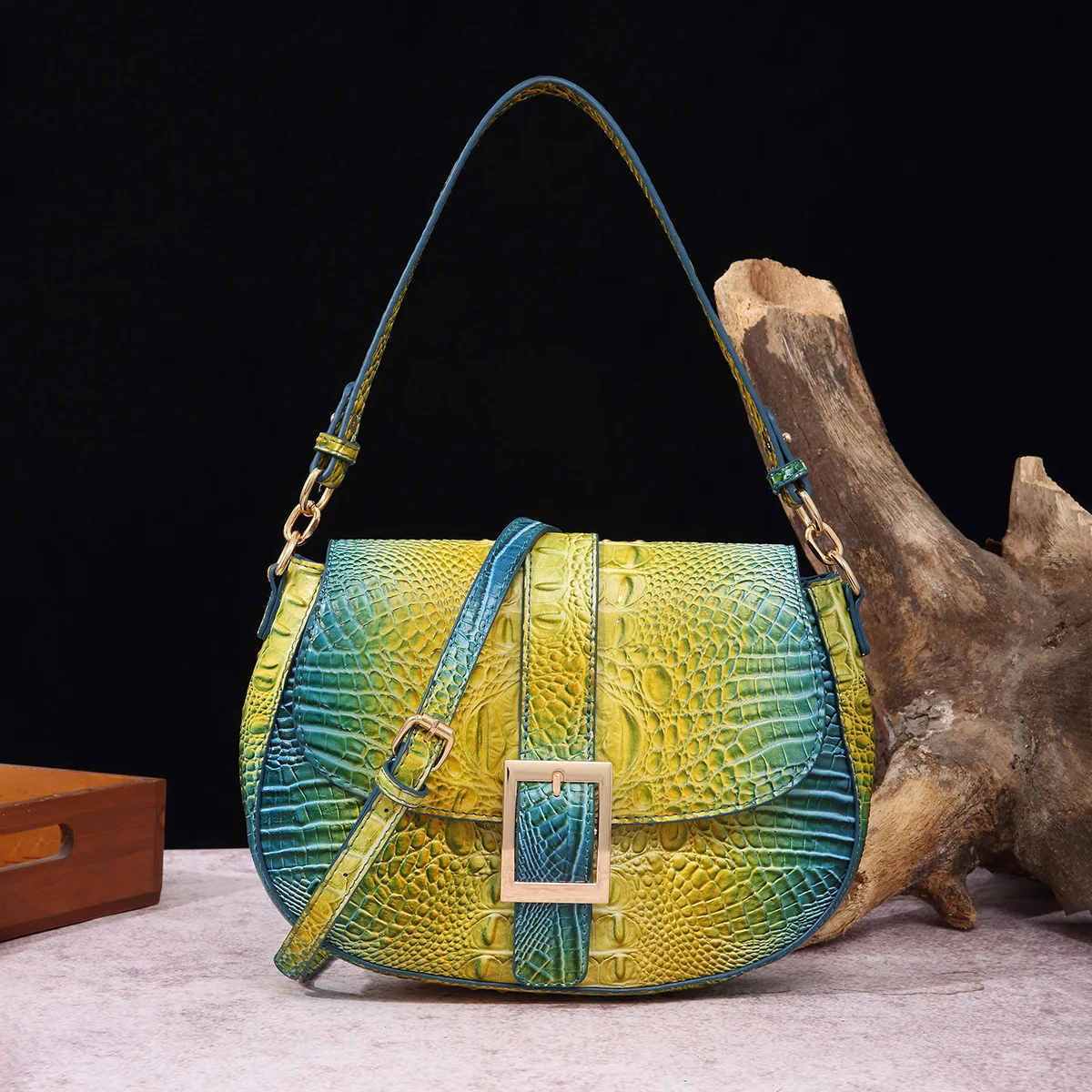 

Сумки с крокодиловым узором, новая модная сумка-мессенджер через плечо, сумка на плечо, простые и маленькие квадратные сумки для женщин, сумки