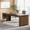 79-Inch Extra Long Desk, Two Person Desk Double Desk for Home Office, Wooden Long Computer Desk, Writing Table Study Desk for O 6