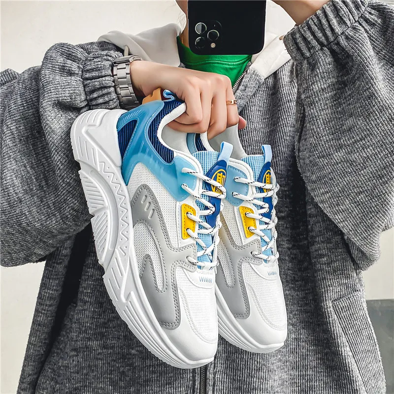 

Men 2023 New Running Shoes High Quality Men Sneakers Fashion Outdoor Casual Shoes for Man Comfortable Breathable Casual Shoes