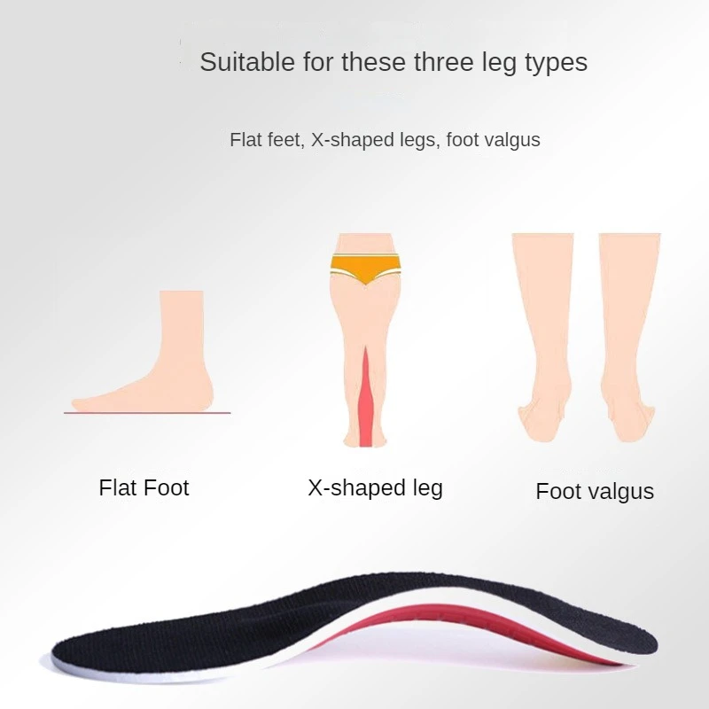 Solette ortopediche Supporto per l'arco plantare Plantillas ortopediche per i piedi piatti Allevia la pressione del cuscino smorzante del movimento dell'aria_voghion.com