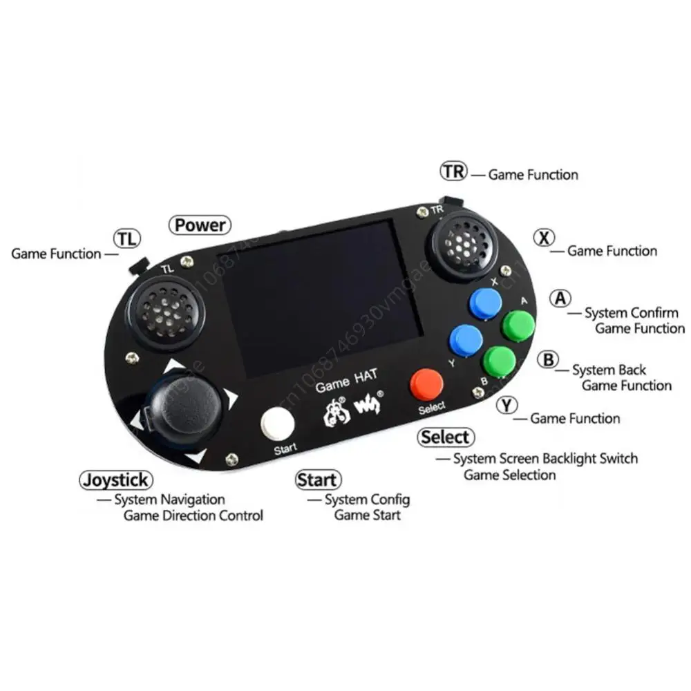 RetroPie  HAT  ܼ HAT Ÿ ŰƮ,   2B, 3B, 3B +, 4B  ̽ ִ   е, 3.5 ġ IPS ũ