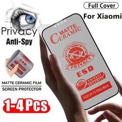 Matte Ceramic Privacy Screen Protector - Anti - Spy Film, 1 - 4 Pack - 4PCS (For Redmi 10 4G)