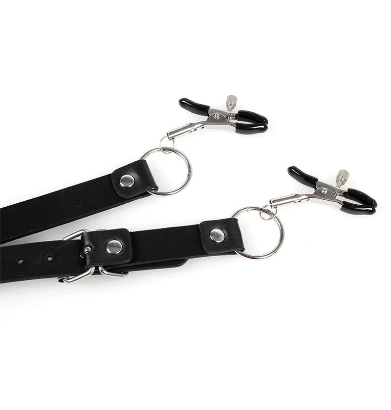 ! Labia Spreader Straps with Clitoral Clamp - BDSM Bondage, Pussy Opening Vagina Stimulator - Adult Sex Toys for Women