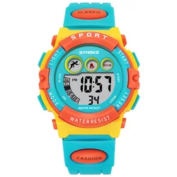 Kids' Waterproof LED Luminous Digital Watch (K)