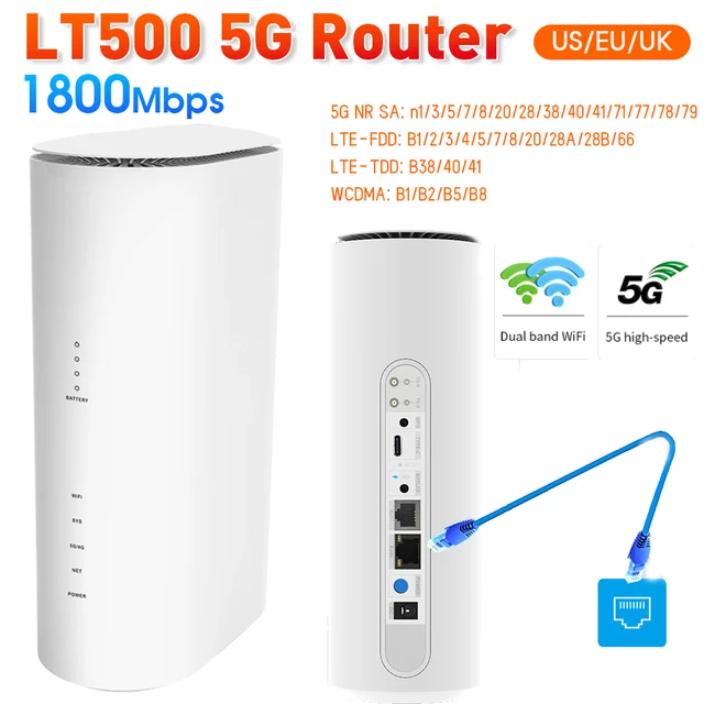 5G Router with SIM Card Slot Dual Band 1800Mbps WiFi-6 Wireless Routers  Modem Support Hybrid MESH+ Networking for 5G/4G LTE Int - AliExpress