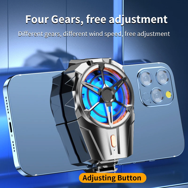 Air-Cooled Back Clip Silent Heat Sink Suitable For Android IPhone Universal Adjustable Gear For Going Out UTHAI SP42