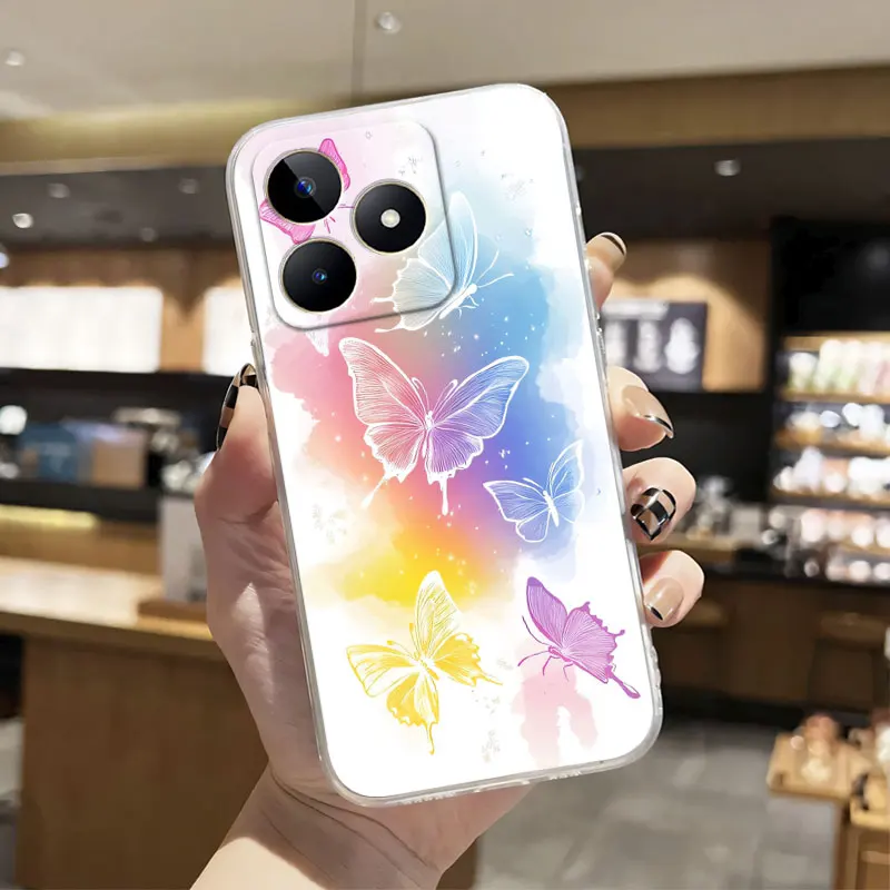 Marble Clear Shockproof Silicone Phone Case - Soft TPU Bumper
