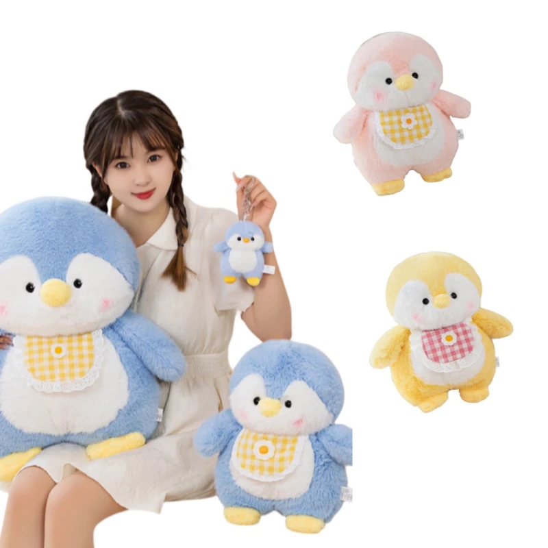 New Lovely Creative Colorful Penguin Soft Plush Toys Bag Pendants Sofa Decoration Kids Birthday Christmas Gifts