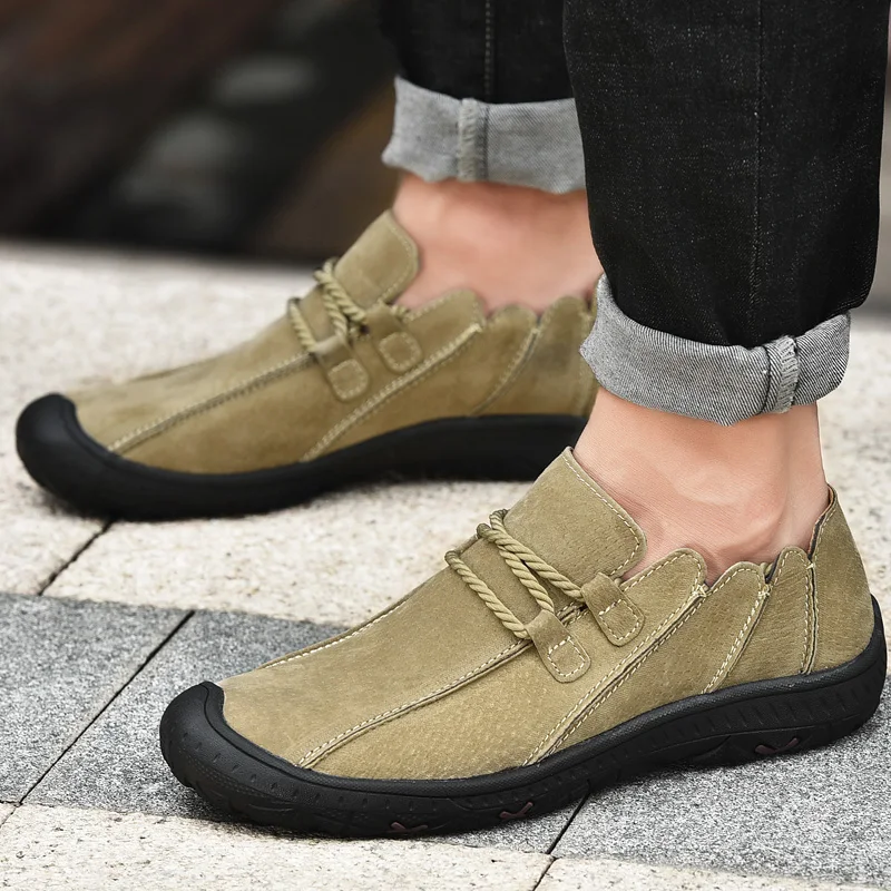 

Summer New Arrival Hiking Shoes Men Breathable Suede Trekking Sneakers Men Outdoor Non-slip Sports Shoes Men zapatillas hombre