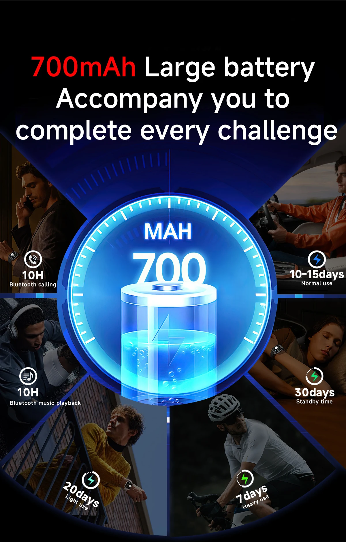 Lige Smartwatch Mit Sprachassistent Und Hd-display Für Sport_voghion.com