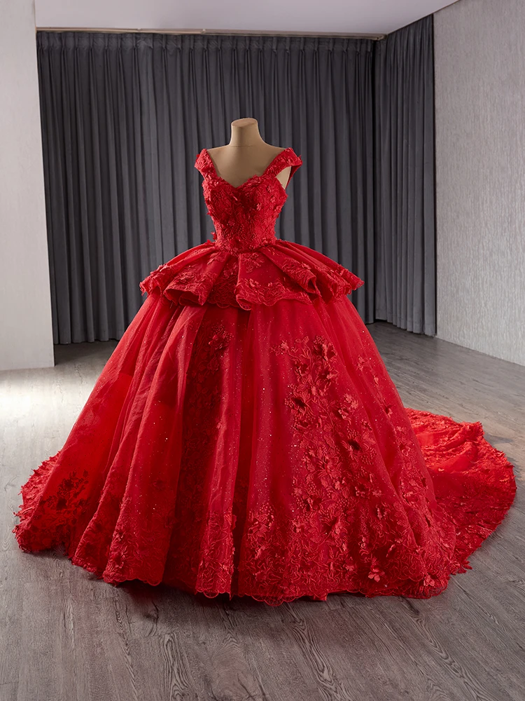 Sonhar Vestidos 15 Quinceanera Dresses V-neck Ball Gown Sweet Party Dresses 15 Year Old Dress For Quinceanera New