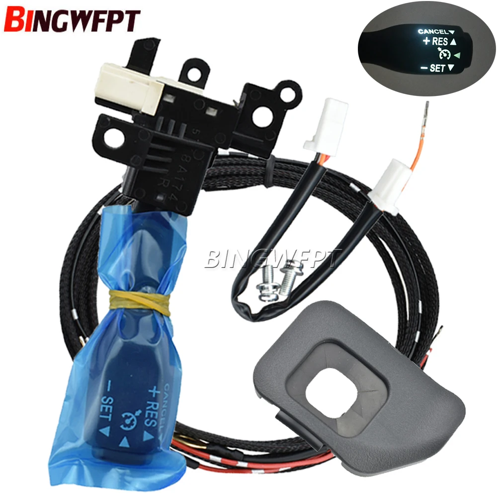 

84632-34017 Cruise Control Switch With backlight For Toyota Yaris Vios 84632-34011 Steering Wheel Cover 45186-0D110-C0/B0