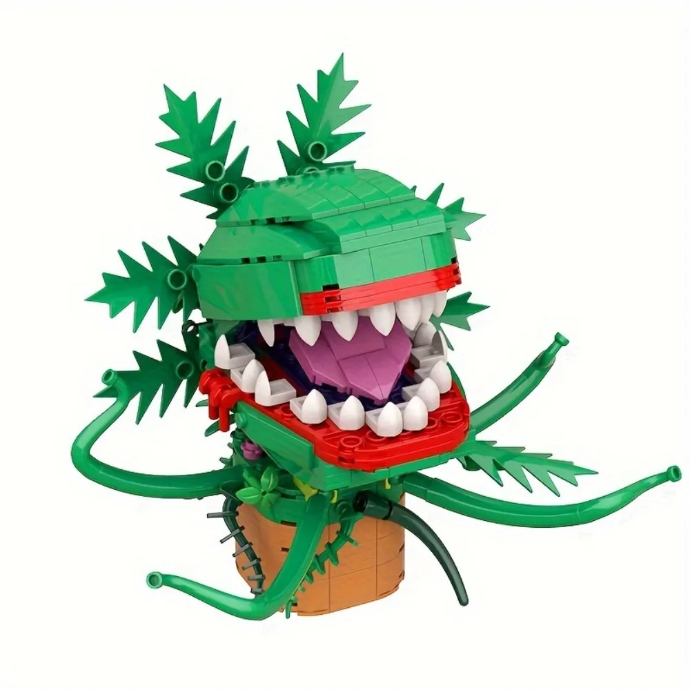 

303Pcs AudreyII little shop of horrors Cannibal Flower Building Blocks Set Building Kit For Boys Girls Kids Adult Christmas Gift
