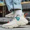 Men Shoes Spring New Style Net Shoe Breathable Tide Shoe Flying Woven Running Men Shoes Lightweight Comfortable Mesh Sports Shoe 4