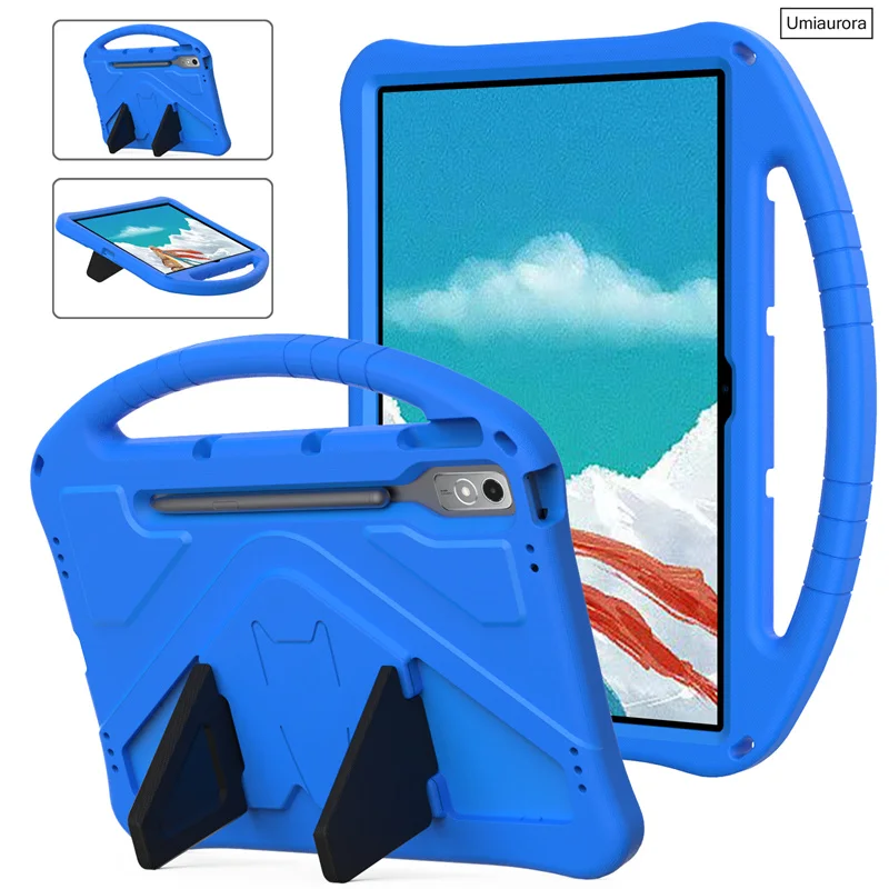 Kids Shockproof EVA Handle Stand Tablet Case