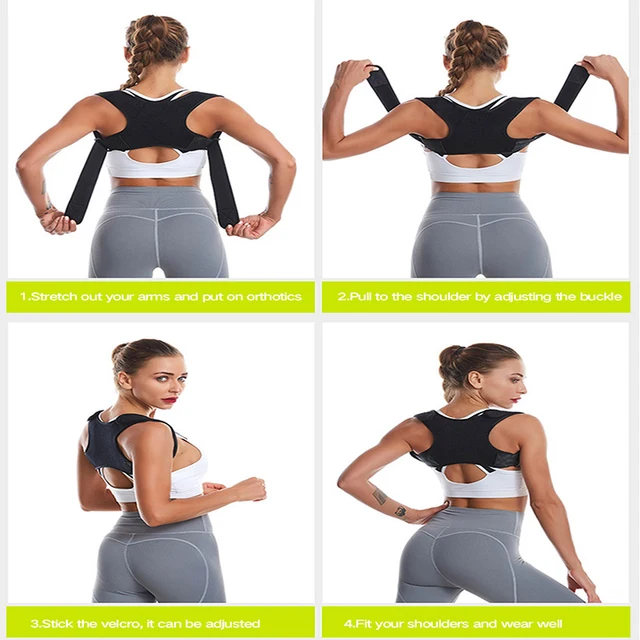 Adjustable Posture Corrector Medical Back Brace Shoulder Support Corrector Prevention Humpback Back Health Care 4