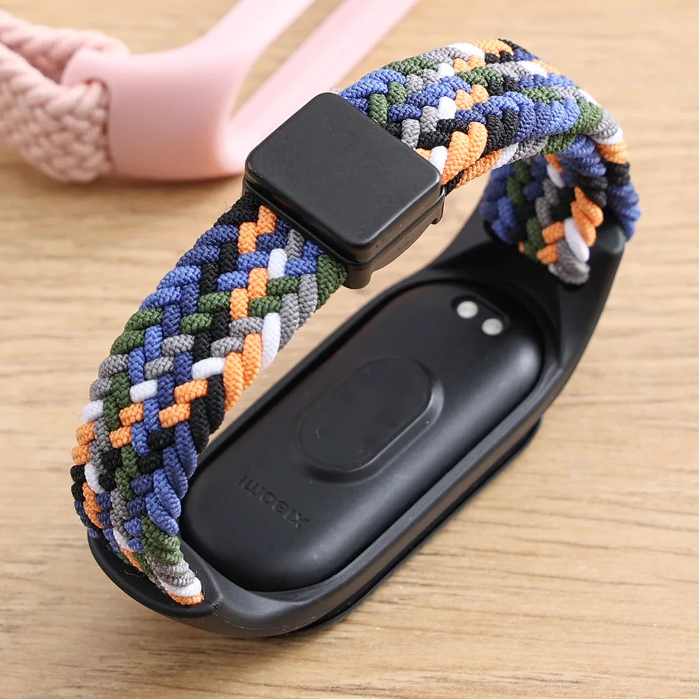 Magnetic Braided Loop Strap - Stretchy Nylon Elastic Sport Band