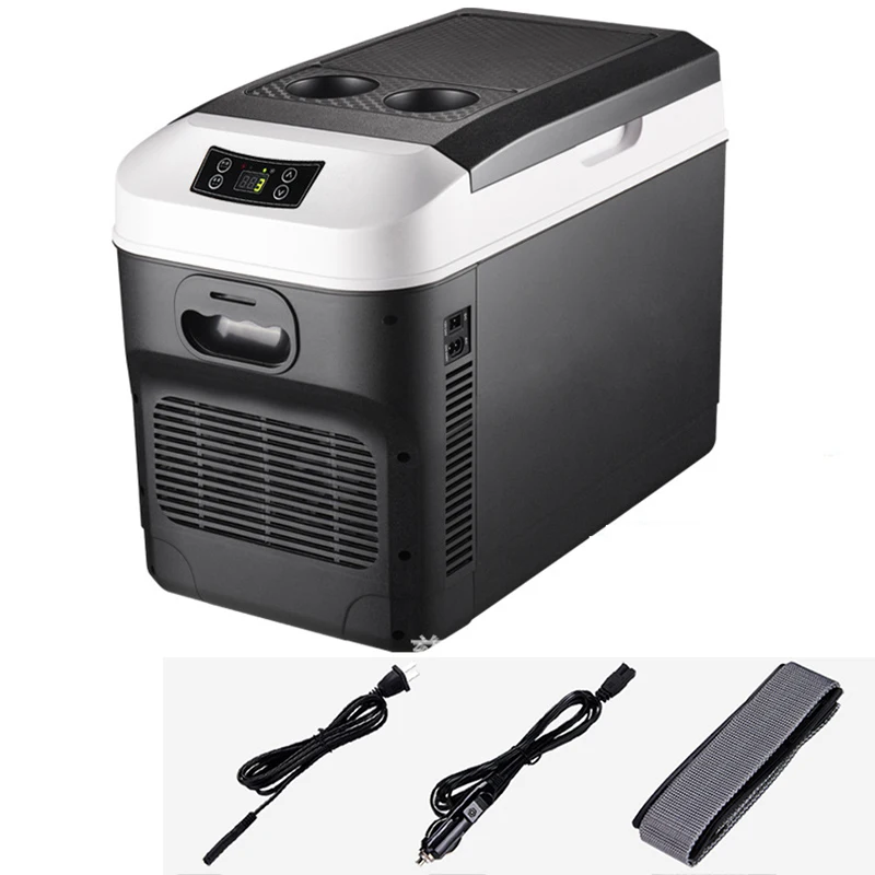 Camping Mini Refrigerator 10L 15L 20L Mini Refrigerator Car Portable Fridge Freezer Cooler Warmer Dual Use Camping Caravan Bar Fridge