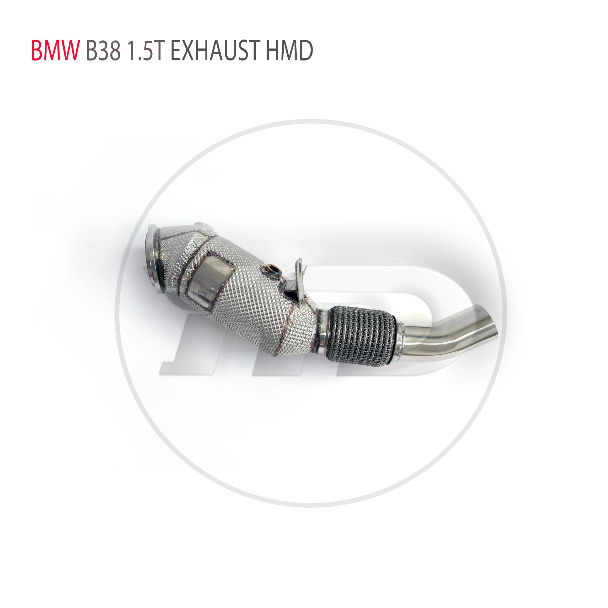 BMW B38 배기 시스템용 HMD 다운파이프, 스테인레스 스틸 성능 헤더, 촉매 자동차 액세서리