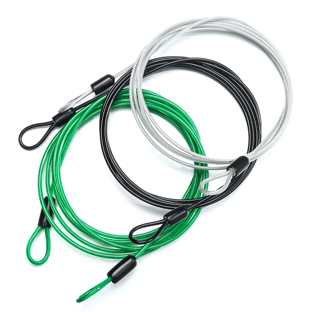 0.5/1/2M Fahrrad Lock Draht Lock Draht Starke Stahl Kabel Schloss MTB Rennrad Anti-diebstahl Sicherheit Lock Seil Radfahren Zubehör – Detail 2