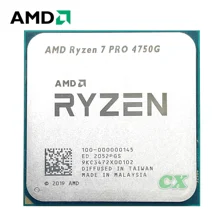 AMD Ryzen 7 PRO 4750G R7 PRO 4750G 3.6 GHz Huit Cœurs de Seize Fils 65W Processeur L3 = 8M 100-000000145 Prise AM4