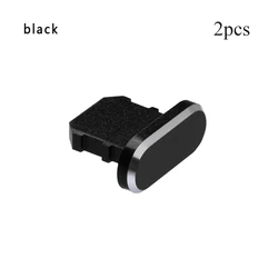 Premium Aluminium Alloy Port Cap Dock Anti - Dust Plug (Black)