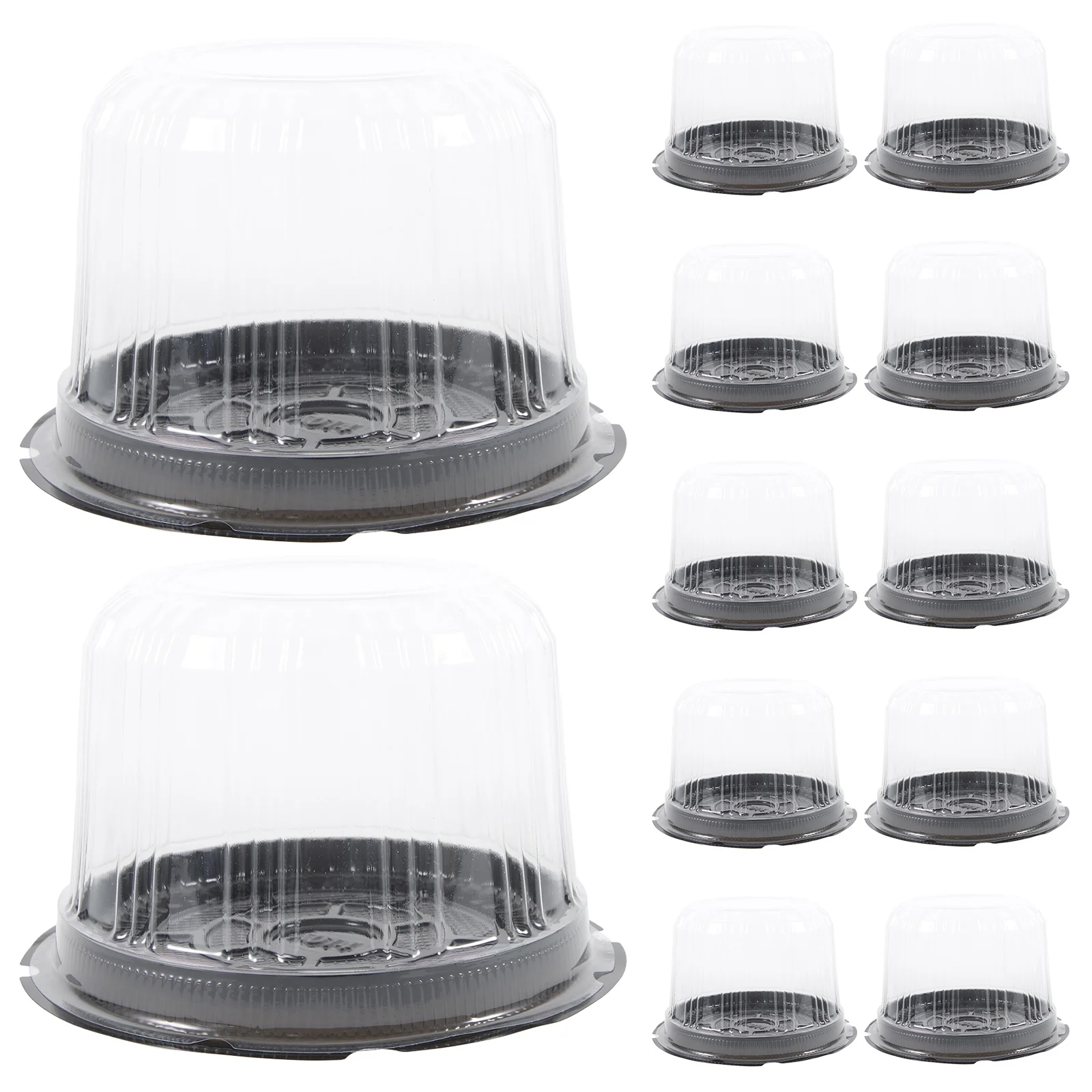 20 Pcs Packing Box Cake Dessert Containers Cold Shipping Boxes Flash Holder Plastic Multi-function Case Carrying Birthday food storage containers baking cake box