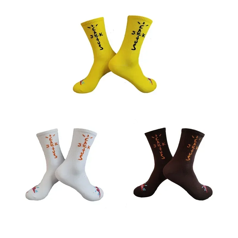 Men's Sports Street Style Hip Hop Crew Socks - 3 Pairs
