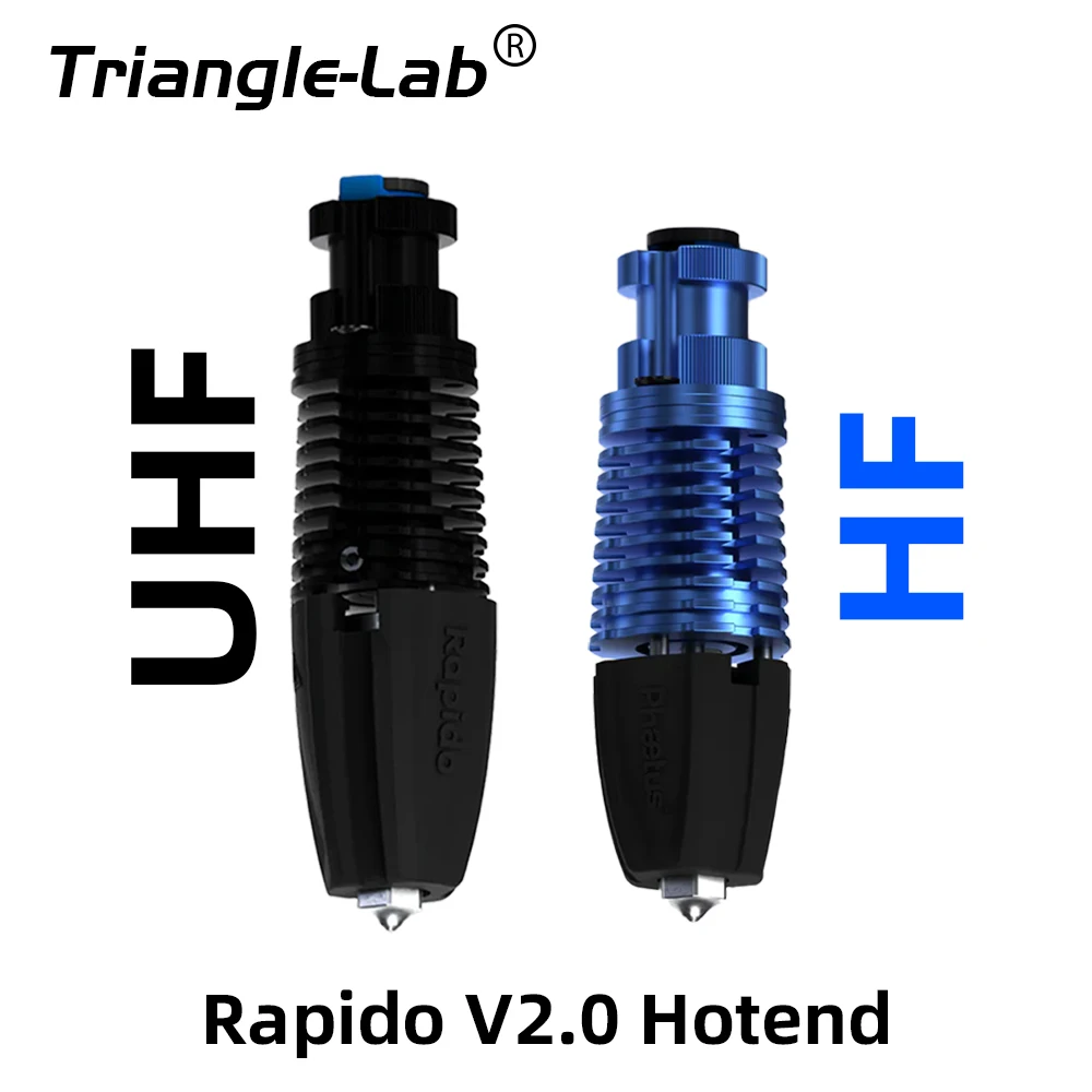 Trianglelab NEUE V2 Phaetus Rapido Hotend 2.0 HF 104NT PT1000 UHF Hochgeschwindigkeits-Hocheffizheizeinheit für VORON 3D-DRUCKER