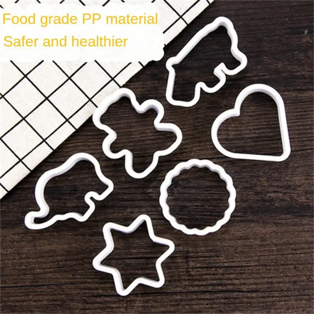 Description Picture 2 of item6PCS/set Sugar Biscuit Press Stamp Embosser Cookie Cutter Biscuit Mold DIY Fondant Cake Mold Pastry Decor Baking Accesories
