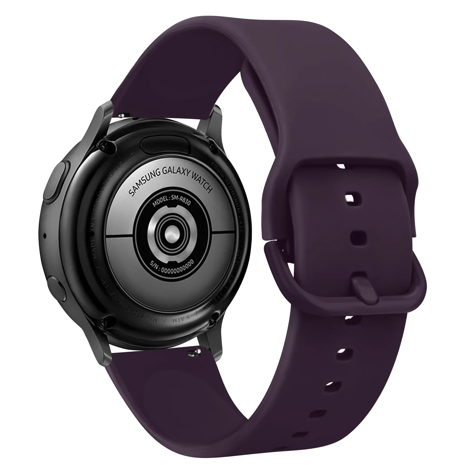 Versatile 22mm TPU Smartwatch Replacement Band Strap