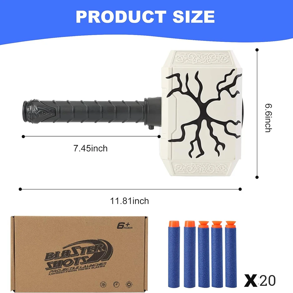 Children's Soft Bullet Toy Gun With 20 Soft Bullets Long Range Dart Blaster Kids Toys Gift 5