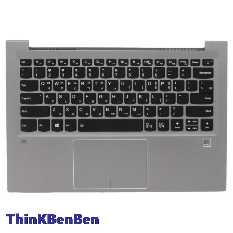 

KR Корейская серая клавиатура верхний корпус Подставка для рук чехол для Lenovo V720 14 5CB0Q57038