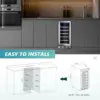 Under-counter Refrigerators, Single Zone Wine Fridge, Wine Refrigerator Digital Temperature Control, Freestanding 6