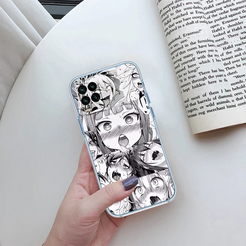 Kawaii Girl Transparent Phone Case - Japan-Inspired Design