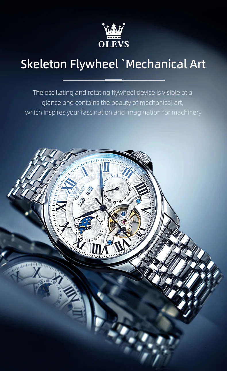 OLEVS 7013 Automatic Watch for Men description image 3