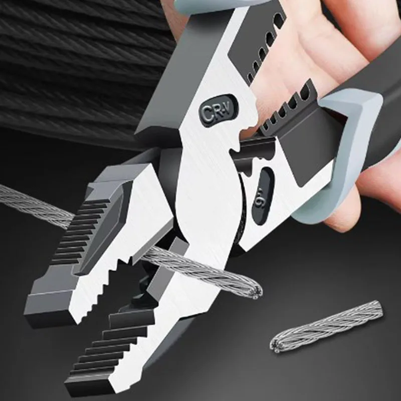 Universal pliers multifunctional diagonal hardware wire cutters professional electrician anti-slip durable repair tool