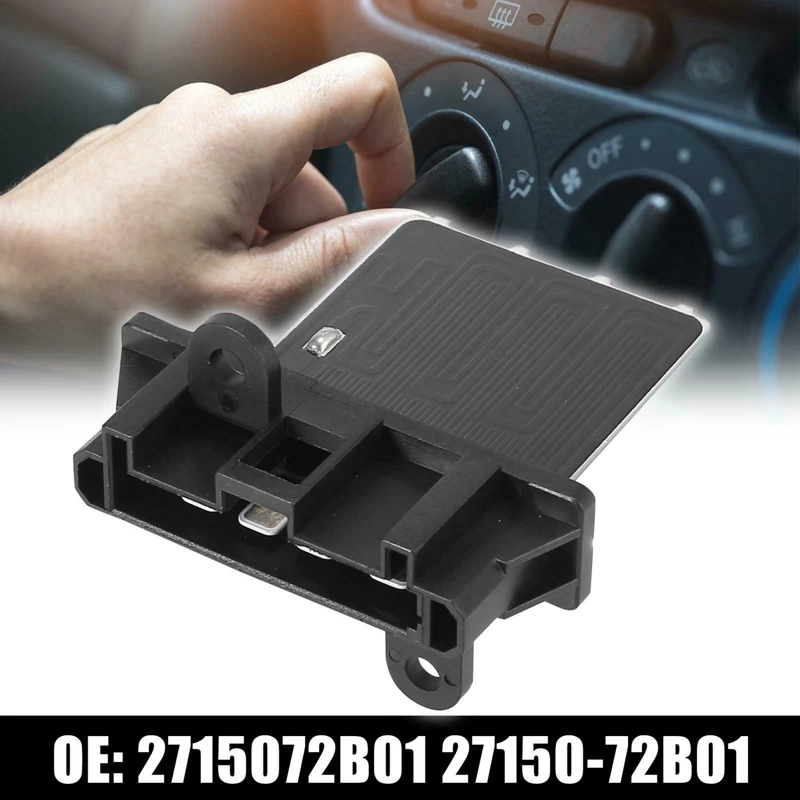 Car Blower Motor Heater Resistor 2715072B01 For Nissan Compatible With Micra K11 1992-2003 Blower Motor 2715072B01