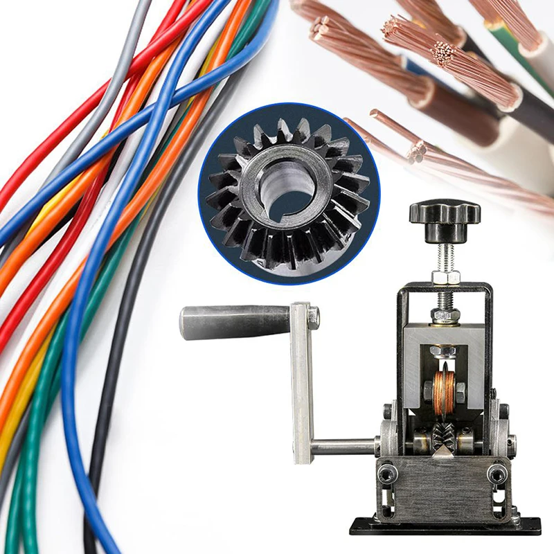 

1pc Portable Household Wire Stripper Aluminum Alloy Manual Wire Stripping Tools Part Cable Peeling Machine For Cable Wire