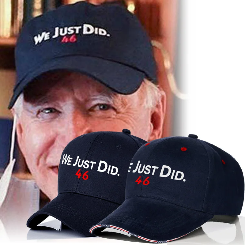 

1 pc Man woman fashion baseball caps USA 2024 election unisex Briden caps we just did slogan snapback sun visor caps