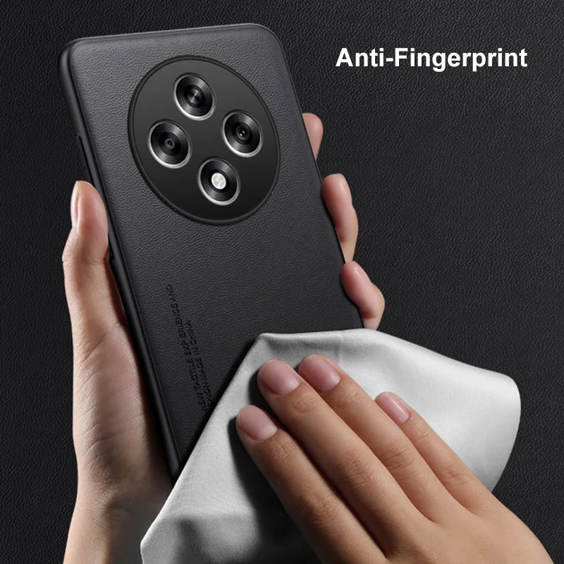 Luxury Matte Shockproof PU Leather Phone Case - Protective and Stylish Cover